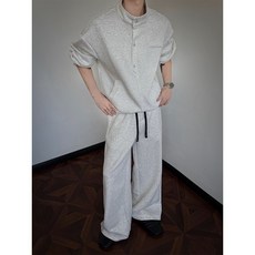 美式復古休閒運動套裝男秋季ins百搭青少年高級感衛衣衛褲