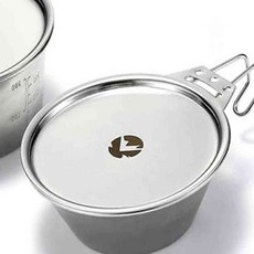 녕쭈 스텐컵 다용도 플레이트 등산용컵