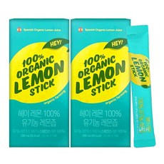 헤이 레몬 100 유기 농 레몬즙 20ml x 14포 2박스, 1L