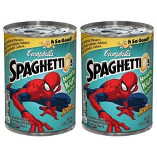 캠벨스 스파게티오 헬씨 키즈 파스타 인 토마토 앤 치즈 소스 스파이더맨, 448g, 2개