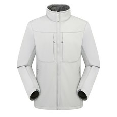 純色防風防水保暖軟殼外套 (男女同款)