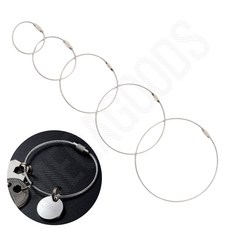 상도경몰 열쇠고리 와이어 분실방지 소품연결 키체인 링 110mm 체인키링고리 체인키링 체인연결고리부자재 연결고리, 250mm, 250mm
