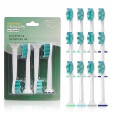 주주미엘 필립스 소닉케어 전동칫솔 호환 리필모 4개입, 4세트, 프로리절트