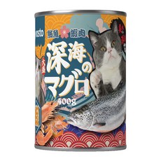 Vosto 大盛深海鮪魚貓罐 多種口味貓咪副食罐, 400g, 1罐