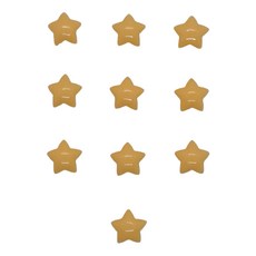 [도냥] 통통이별 냉장고 현관문 인테리어 자석 마그넷 10P, 노랑