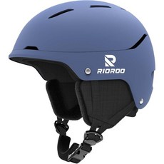 여성 남성용 스키 헬멧 성인 및 청소년용 충격 방지 ABS 하드 쉘이 장착된 안전 인증 스노보드, Navy Blue, Large, 1개, 네이비 블루