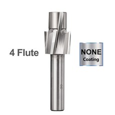 구멍 카운 드릴 드릴링 금속 M3 커터 볼트 플루트 M20 나사 엔드 플랫 도구 HSS XCAN 밀링, None Coated