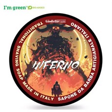 The Goodfellas' smile INFERNO 傳統刮鬍皂, 1個, 煉獄主宰 刮鬍皂
