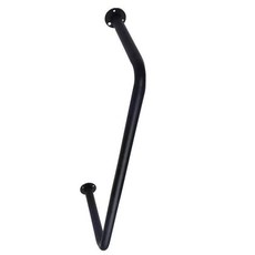 파이프 옷걸이 철제 매장용 틈새 수납 드레스룸 선반, 블랙 0.8m x 25cm