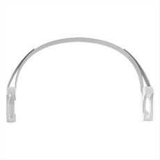 Vision Pro 헤드셋 액세서리용 헤드 상단 스트랩 VR 헤드셋용 상단 어댑터 상단 조절 가능한 스트랩 액세서리, 회색