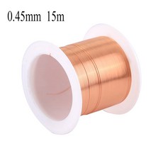 코일 구리 와이어0 1mm 0 2mm m 4mm 5mm 6mm 7mm 8mm 1 20mm케이블 와이어 에나멜 권선, 0 45mm 15m