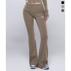 PHYSICAL GARMENTS P5061 우먼 폴딩 부츠컷 레깅스[3clr]