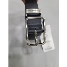 본 BN4ST1903BK_YS 사계절 소가죽 스퀘어 심플 정장 벨트 2831139, 블랙 M