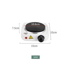 소형전기로 미니 인덕션 1인용 커피포트 전기레인지, 화이트 500W, 4. 사각 화이트 500W (5세대)