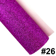 공예 재봉용 인조 PU 가죽 블랙 화이트 레드 플레인 파인 글리터 패브릭 DIY F0514, 롤 20x120cm, F0514 - 26, 1개