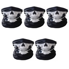 파워짐 해골 멀티 넥워머 목토시 5개