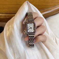 女士鋼帶石英手錶，簡約輕奢氣質，精緻防水女錶