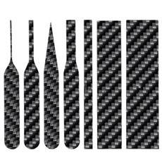 탄소 섬유 샌딩 스틱 7개 취미 모델 제작 도구 끈적한 사포 및 작은 영역용 전문 폴리싱 샌딩 스틱 (7.6 x 2.0cm(3 x 0.8인치) 7.6 x 1.5cm(3 x, 탄소 섬유 샌딩 스틱 7개, 취미 모델 제작 도구, 끈