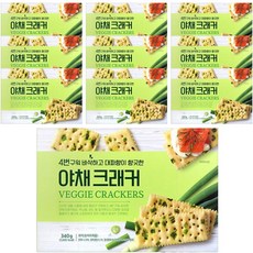 대파향 야채 크래커, 10개, 340g