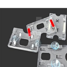 행복프리마켓 주차증케이스 자동차주차스티커부착판, 압착고무형(세로)