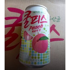 동원에프앤비 쿨피스 복숭아맛 캔 업소/가정 랜덤, 24개, 350ml