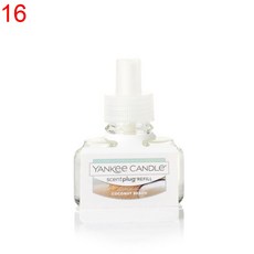 西寧鹿 YANKEE CANDLE 芳香精油插電式香氛 美國帶回 持久香氛 多款可選, 1件, 編號16 COCONUT BEACH, 18ml, COCONUT BEACH