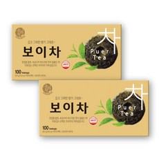 우리차 송원식품 보이차, 0.6g, 100개입, 2개