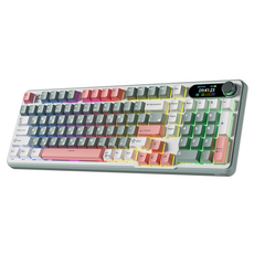 로얄클루지 RKS98 RGB 기계식 3모드 유무선 키보드, 캠핑, 카늘레즈축, 제조사축