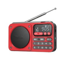 多媒體F22藍牙播放器 插卡U盤收音機 便攜式音響 可插耳機, 【紅色】三個月保固+超過保固一樣有在維修, F22