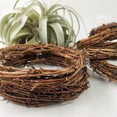 藤球 天然藤圈 空鳳裝飾 藤環 花環 土伏藤 捕夢網 diy 藤編 花圈 田園 拍攝道具 鄉村風 聖誕節