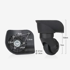 아메리칸 투어리스터 47R 휠 K110 YQ 008/YQ 206 K 520 HLA851 호환바퀴, w405블랙한쌍, 1개