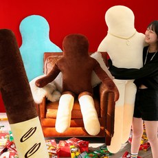 코튼푸드 초코샘/초코롱 바디필로우 대형인형쿠션 150cm (3종) 빼빼로데이 여자친구 기념일선물, 02 초코샘 오리지널