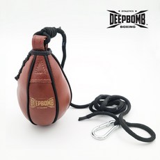 古川小夫 DEEPBOMB真皮閃躲訓練球 職業選手訓練裝備 經典牛皮色, 1個