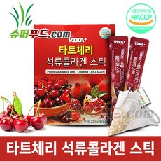 타트체리 석류 콜라겐 젤리 스틱 식물성 에스트로겐 타트 체리 석류콜라겐 젤리스틱 + 슈퍼푸드.com 연자육 차 티백, 6세트, (30포 x 20g + 1g), 600g