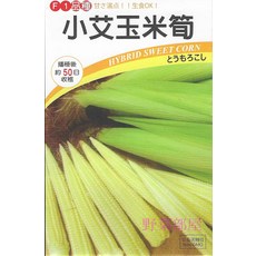 【野菜部屋~】N11 小艾玉米筍種子 hybrid sweet corn 播種後約50日可收穫, 1包