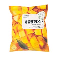 [소담푸드]이안 냉동망고 다이스 1kg / 베트남산, 4개
