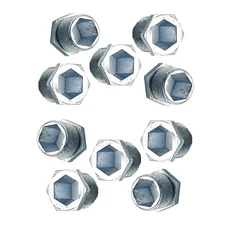 호환 메르세데스 벤츠 A B C ML CLA GLS 조정 너트 고정 로드 볼트 브래킷용 차량 전조등 수리 키트 철제, 03 10 pcs