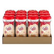 Nestle Coffee mate 커피 크리머 오리지널 비유제품 파우더 3.7L(12온스) (12팩), 1개