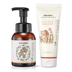 오가본 촉촉 아기세트 수분로션+샴푸앤바쓰, 1세트