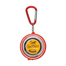 HIGHTIDE Tape Measure 隨身捲尺 1.5m 明進文房具, 1個, 紅色