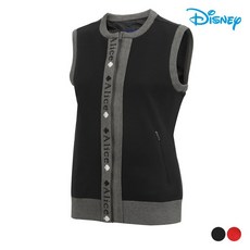디즈니골프 여성 골프 조끼 베스트 데일리 기본 필드코디 방풍 니트 DN3LKV010BKUSDH5582896