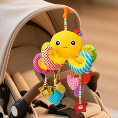 卡通跳跳球 音樂跳跳球 哄娃神器 動動球 會說話跳動 哄娃學說話玩具 寶寶USB充電玩具 音樂蹦蹦球 麵包超人益智跳跳球, 升級款有趣（橘色八爪魚抽抽樂）, 1個