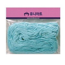 유니아트 6000 칼라면사 끈, 빨강, 5개