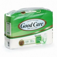 굿케어 성인용 소변패드 남녀공용 고급형, 30매입, 4팩