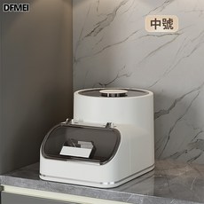 DFMEI 大米櫥櫃收納盒彈蓋自動開蓋米桶家用防蟲防潮多重密封大容量米桶, 1個, 參考詳情