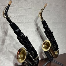 亞馬蛤YDS-120電吹管 薩克斯風 專業考級演奏樂器 多功能電薩克斯風 附箱包, 1個, 金色