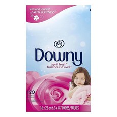 다우니 섬유유연 건조기 시트 에이프릴 프레쉬향, 1개
