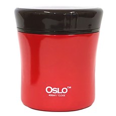 OSLO 不鏽鋼悶燒罐, 紅色, 400ml