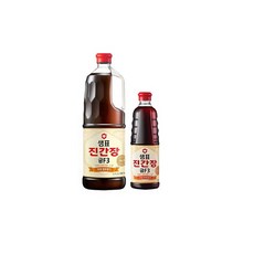 샘표 진간장 금F3 1.7L+500ml 1개, 2.2L, 2개