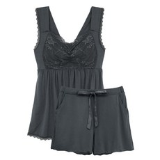 8812set 85 [투 해치] 나이트 브라 캐미&플레어 팬츠 세트 수유 대응 논와이어